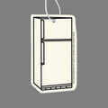 Paper Air Freshener Tag - Refrigerator (3/4 View)
